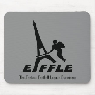 Eiffle svart logotyp Mousepad Musmatta