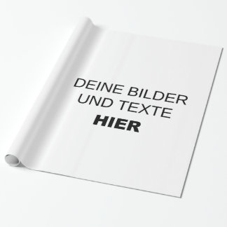 Eigenes Geschenkpapier gestalten - eigenes Design Presentpapper