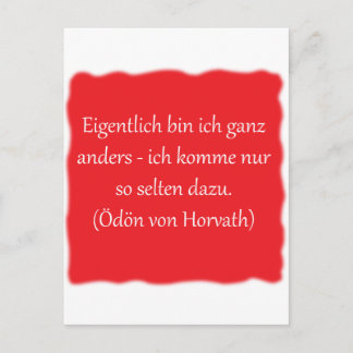 Eigentlich tunna ich ganz anders... vykort