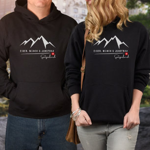 Eiger, Mönch och Jungfrau Trilogy.   Alpernor i Sc Hoodie