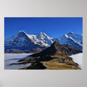 Eiger, Mönch und Jungfrau, Schweiz Poster