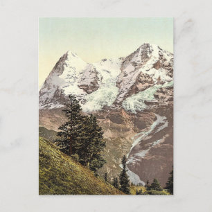 Eiger och Monch, Bernese Oberland, Schweiz vin Vykort