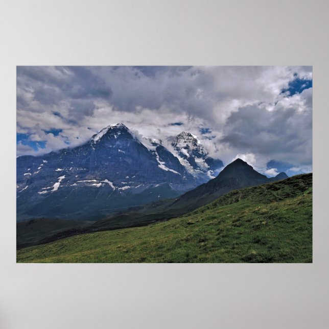 Eiger och Monch Poster (Framsidan)