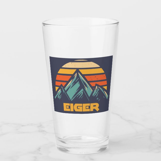 Eiger Schweiz Retro Turkos Glaskopp (Framsida)