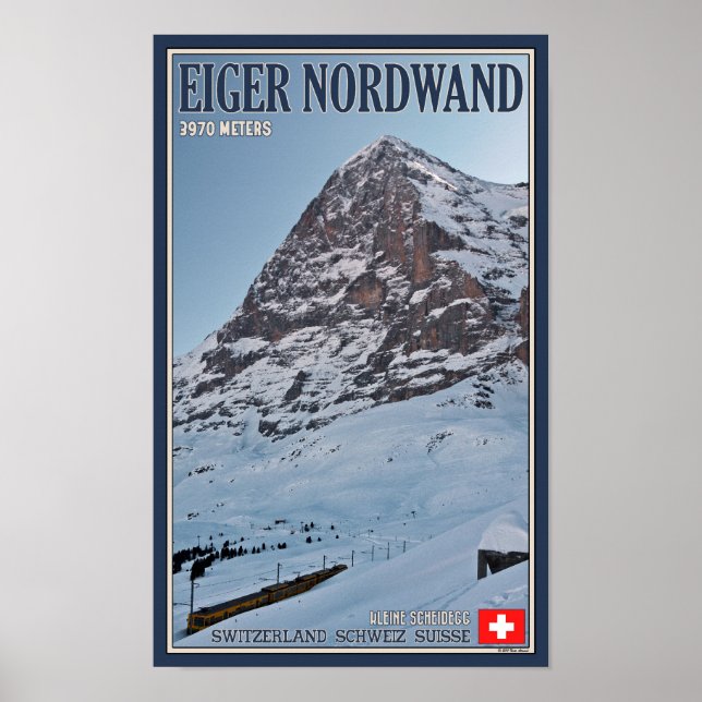 Eigers norra vägg poster (Framsidan)