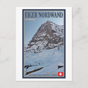 Eigers norra vägg vykort