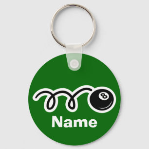 Eightball bassäng nyckelring