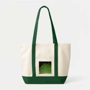 Eightball Bord Cues and Bollar, Tote Bag Tygkasse