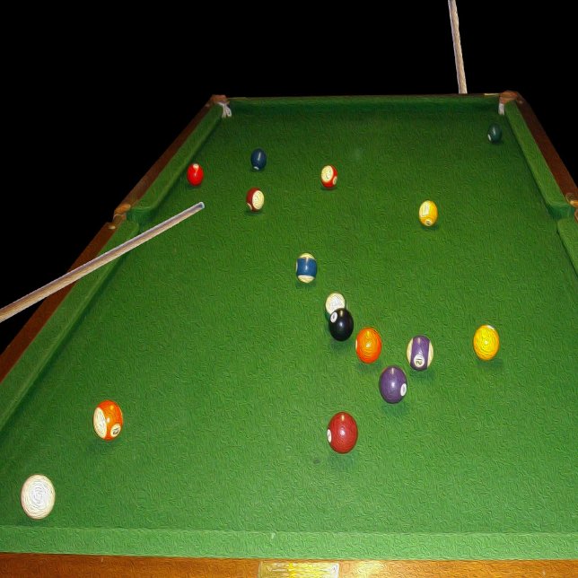 Eightball Bord med Bollar och matsalar, Unisex Tsh T Shirt (Skapare uppladdad)