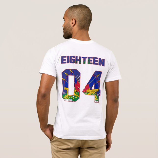 EIGHTEEN04 T SHIRT (Hel baksida)