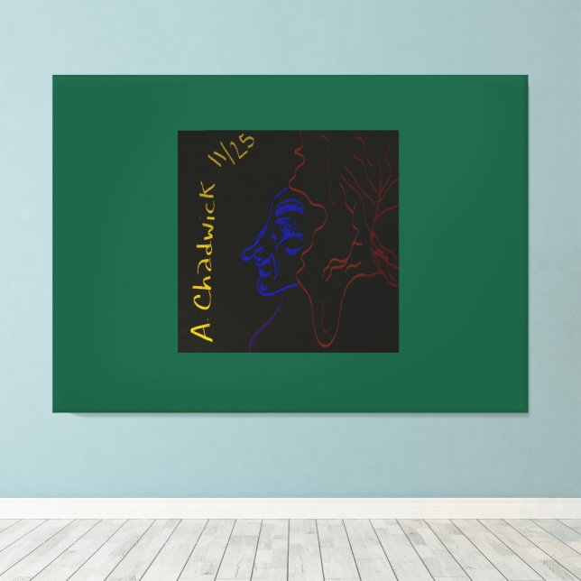 Eighteenth Century Red-haired Baron Canvastryck (Insitu (trägolv))