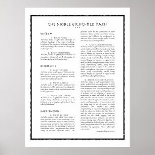 Eightfold väg poster