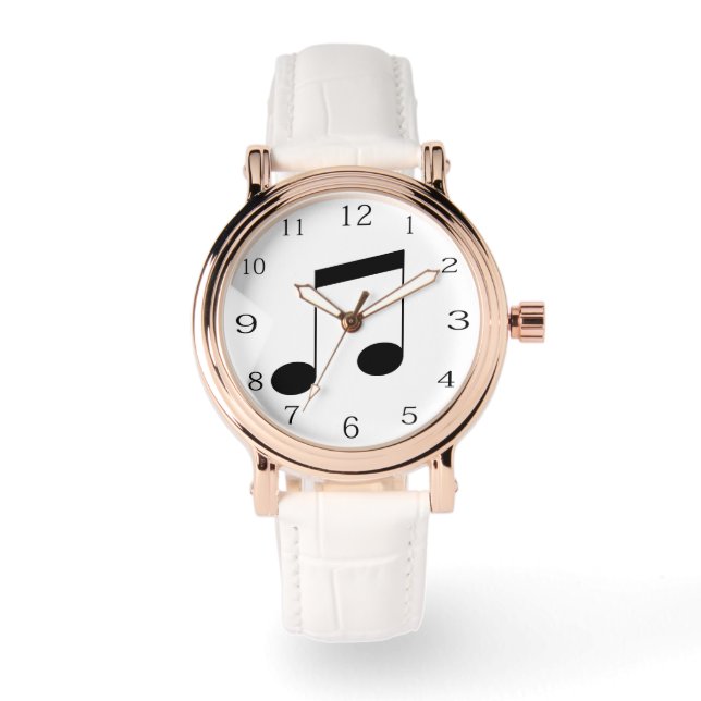 Eighth Beamed Musical Note Symbols Armbandsur (Framsida)