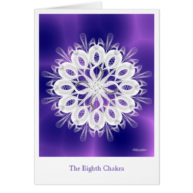 Eighth Chakra Hälsningskort (Framsidan)