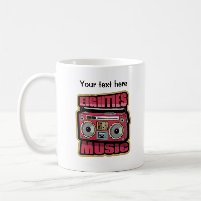 Eighties Music Stereo Kaffemugg (Vänster)