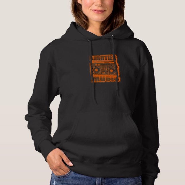 Eighties Music Stereo T Shirt (Framsida)