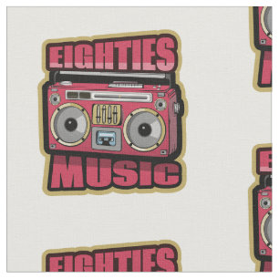 Eighties Music Stereo Tyg