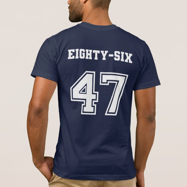 Eighty Six 47 Sportstil T Shirt (Baksida)