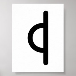 EIHWAZ Nordisk runa (Idegran, Uthållighet, Förvand Poster