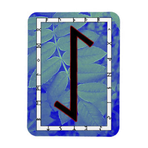 Eihwaz Viking Rune Magnet - Centrerad ihärdighet!