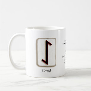 EihwazRune Stone Mugg