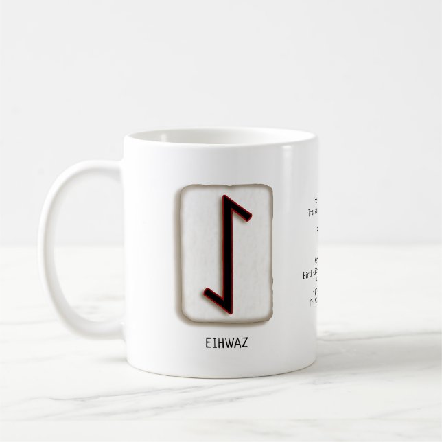 EihwazRune Stone Mugg (Vänster)