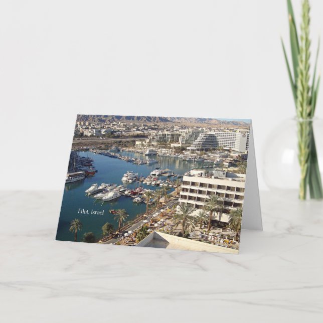 Eilat, Israel Kort (Framsida)