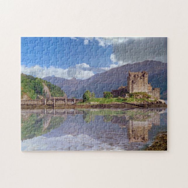 Eilean donan castle 373 pussel (Horisontell)