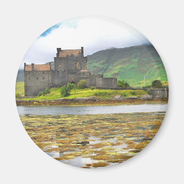 Eilean Donan Castle färg Magnet (Framsidan)