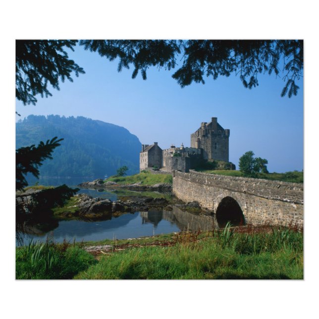 Eilean Donan Castle, Highlands, Skottland 2 Fototryck (Framsidan)