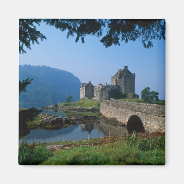 Eilean Donan Castle, Highlands, Skottland 2 Magnet (Framsidan)