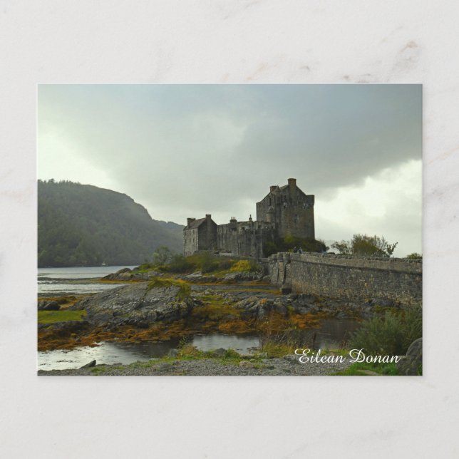 Eilean Donan Castle i Skottland Helg Vykort (Framsida)