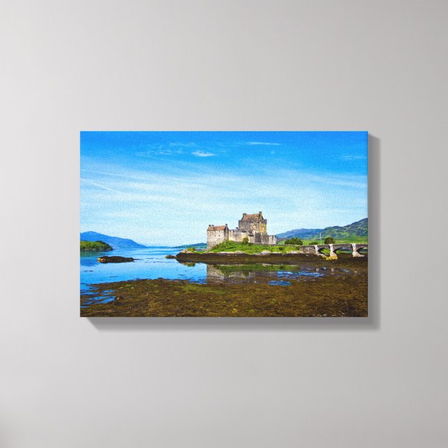 Eilean Donan Castle, Kanvastrycket Skottland Canvastryck (Framsida)