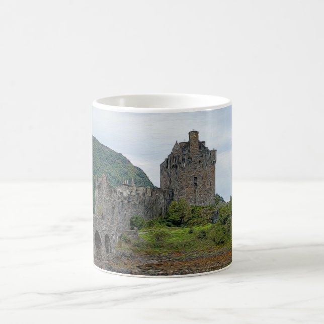 Eilean Donan Castle, Loch Duich - Skottland, Fören Kaffemugg (Center)