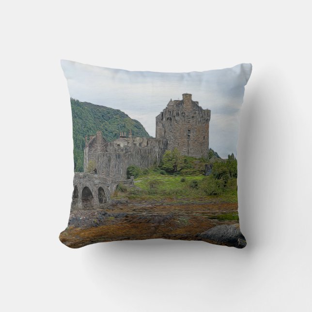 Eilean Donan Castle, Loch Duich - Skottland, Fören Kudde (Framsida)