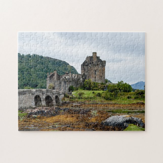 Eilean Donan Castle, Loch Duich - Skottland, Fören Pussel (Horisontell)