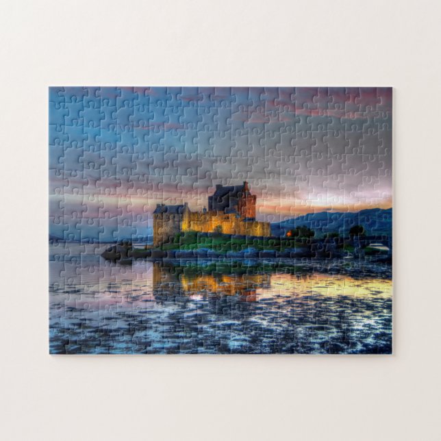 Eilean Donan Castle, Scotland Jigszawa puzzle Pussel (Horisontell)