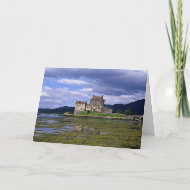 Eilean Donan Castle Scotland Tack Kort (Framsida)