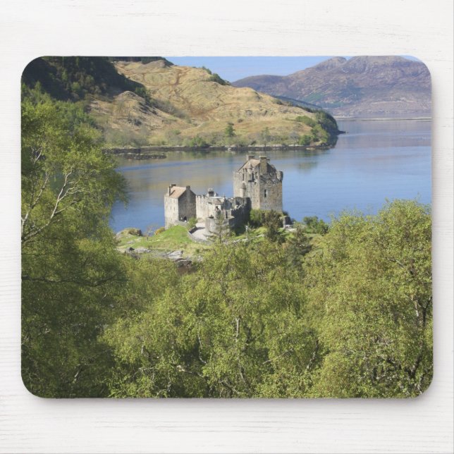 Eilean Donan Castle, Skottland. berömden Eilean Musmatta (Framsidan)