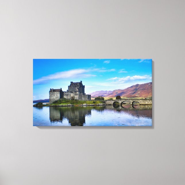 Eilean Donan Castle - Skottland Canvastryck (Framsida)