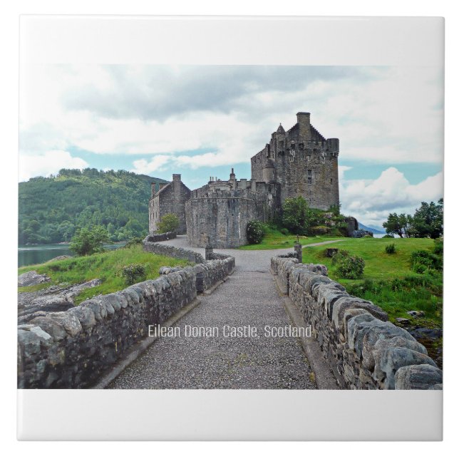 Eilean Donan Castle, Skottland Kakelplatta (Framsidan)