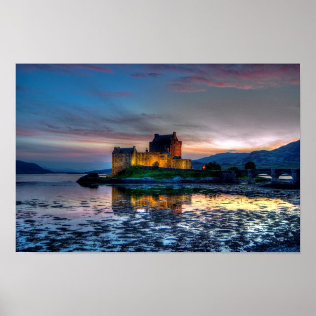 Eilean Donan Castle, Skottland Poster (Framsidan)
