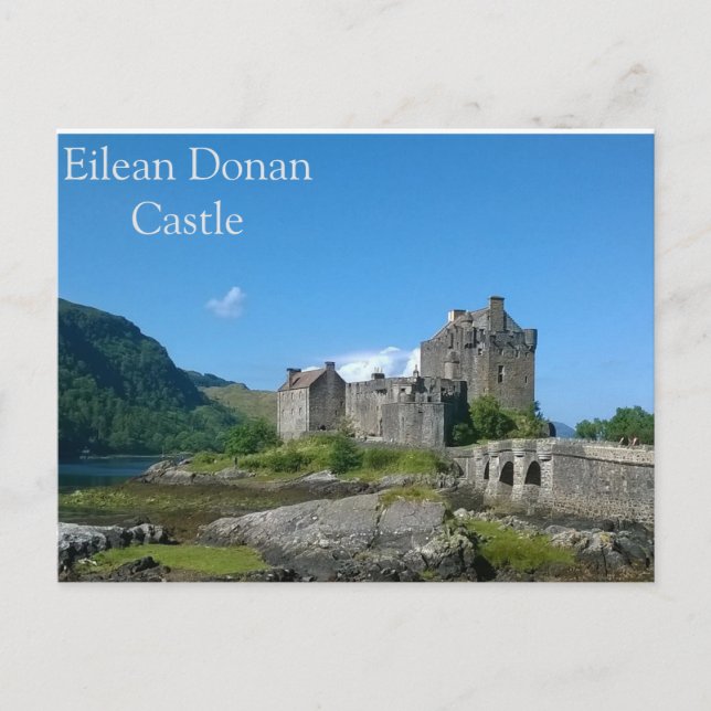 Eilean Donan Castle, Skottland Vykort (Framsida)
