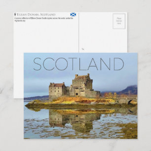 Eilean Donan, Skottland Resebrevkort Vykort