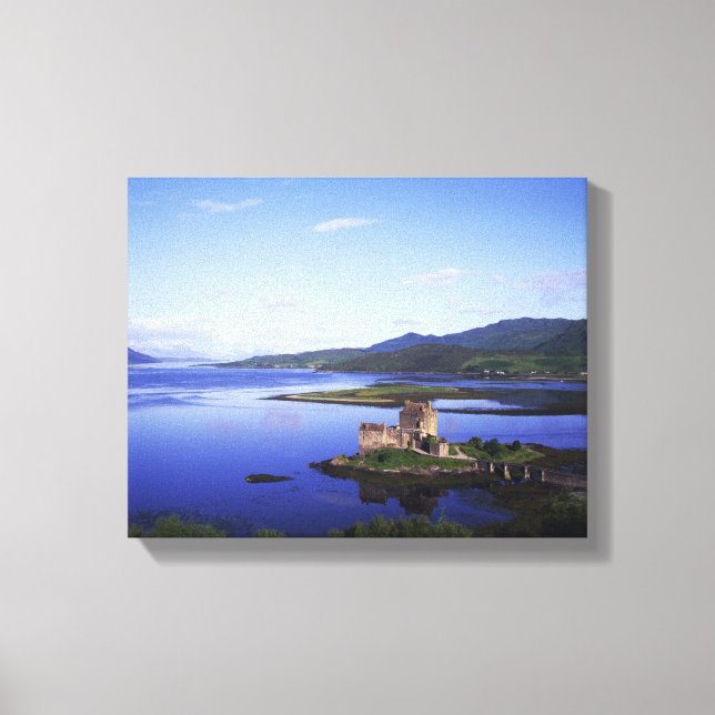 Eilean Donan slott, Dornie, Höglandet, Canvastryck (Framsida)