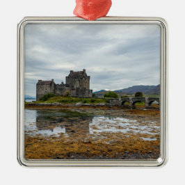 Eilean Donan slott, Loch Duich - Skottland, Storbr Julgransprydnad Metall