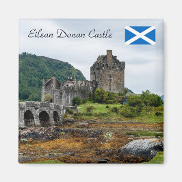 Eilean Donan slott, Loch Duich - Skottland, Storbr Magnet