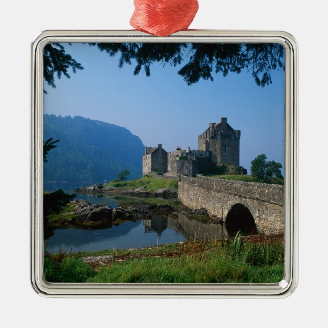 Eilean Donan slott, skotska högländerna 2 Julgransprydnad Metall (Framsidan)