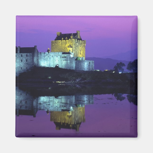 Eilean Donan slott, skotska högländerna 4 Magnet (Framsidan)
