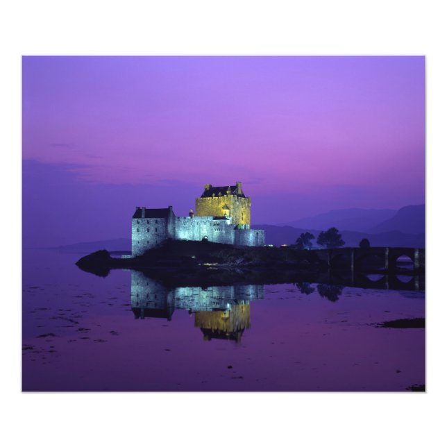 Eilean Donan slott, skotska högländerna Fototryck (Framsidan)